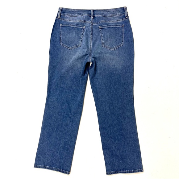 NYDJ Marilyn Straight Leg Stretch Jeans - Sz 10P - Picture 7 of 8